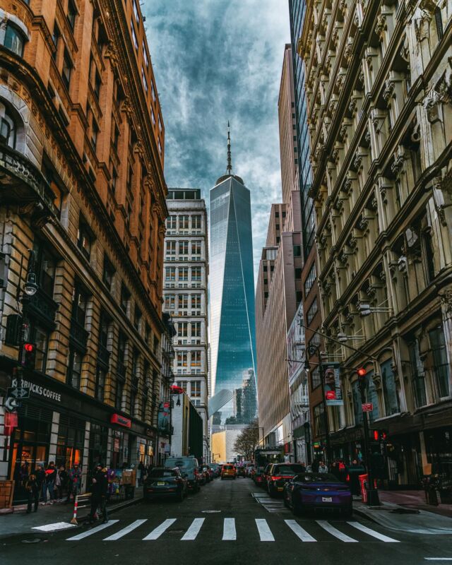 One World Trade Center stands tall, a testament to resilience, its reflection an echo of progress amidst the historic streets, where past and future converge in the heart of New York.

#OneWorldTradeCenter #NewYorkSkyscraper #Cityscape #UrbanPhotography #StreetView #ArchitecturalWonders #NYCArchitecture #SkylineGoals #BuildingPhotography #HistoricMeetsModern #ReflectionsOfProgress #TravelNYC #CityExploration #DowntownVibes #SkyscraperDesign #FultonStreet #IconicNYC #UrbanResilience #PhotographyLovers #ExploreTheCity #newyork #newyorkcity #nycphotographer #newyorkphotographer #newyorklife #newyorker #manhattan #oneworldtrade